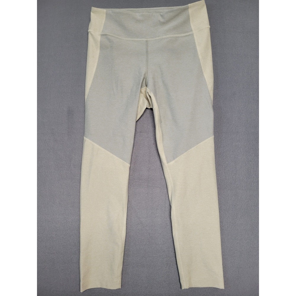 Outdoor Voices Womens Medium Beige Gray Warmup Leggings Athletic Size‎ M